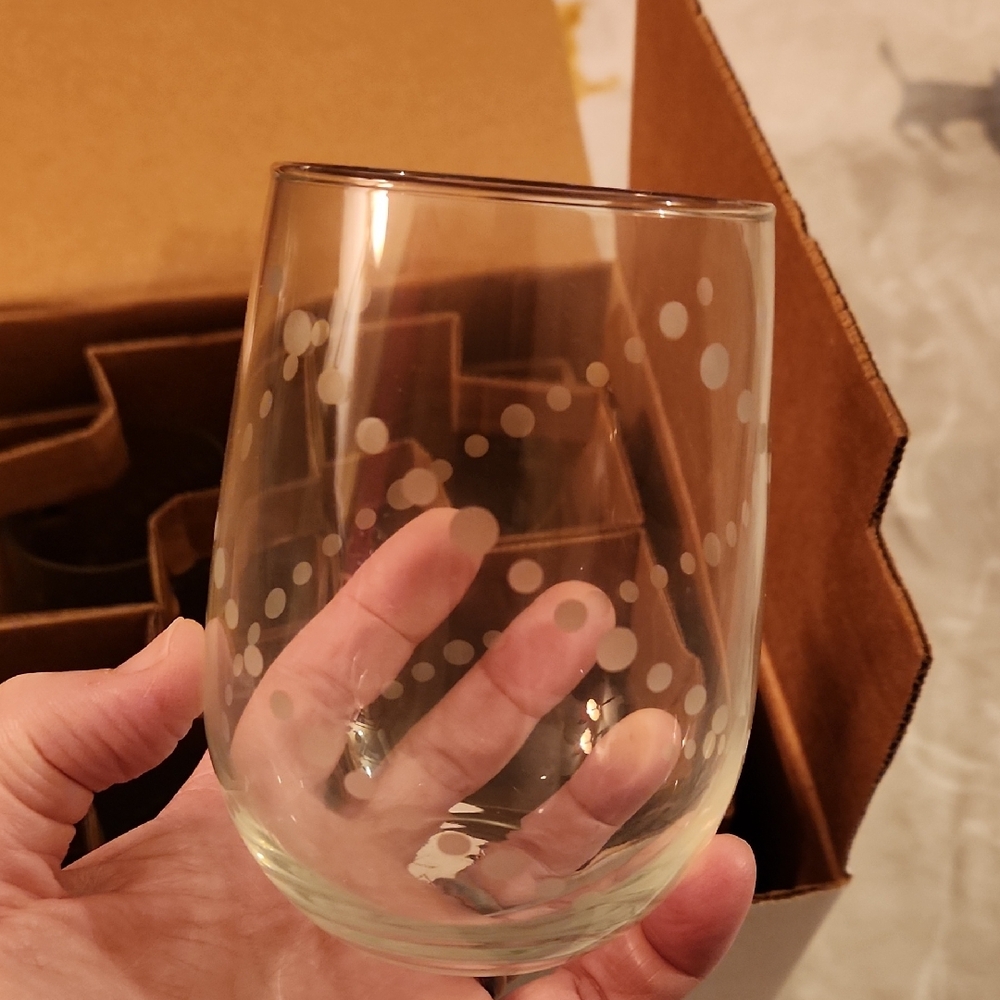 Princess House Crystal Wine Glasses